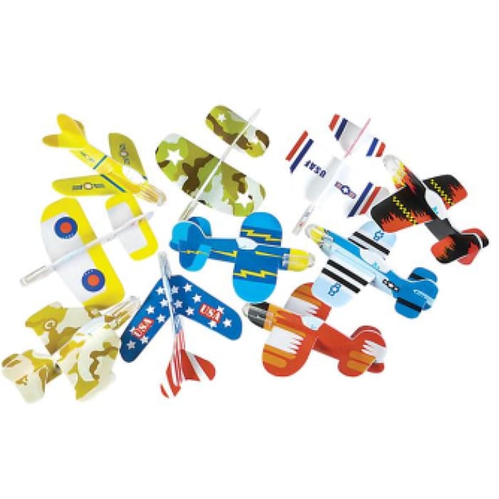 Foam Glider Plane – Assorted Styles - 4"