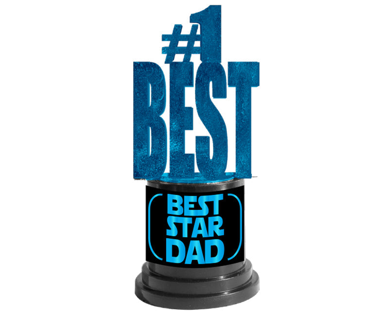 #1 Best Star Dad Trophy