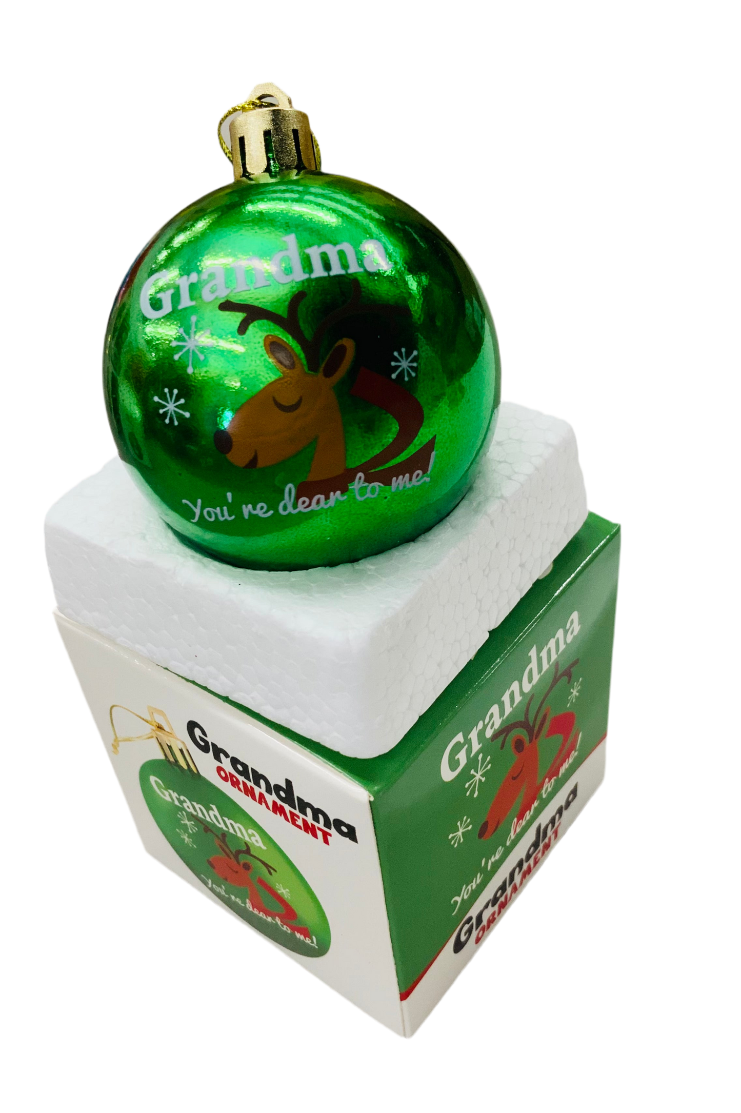 🎄 Grandma – You’re Deer to Me Ornament