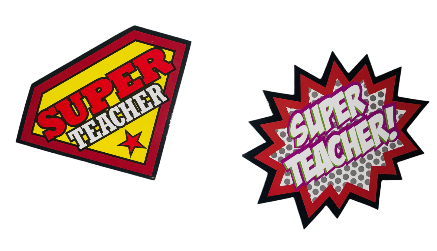 Super Teacher Magnet β Assorted Styles (3")