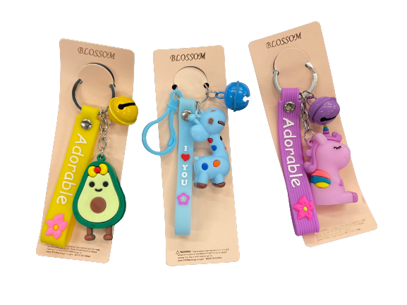 Adorable Character Keychains – Variety of Cute Styles!