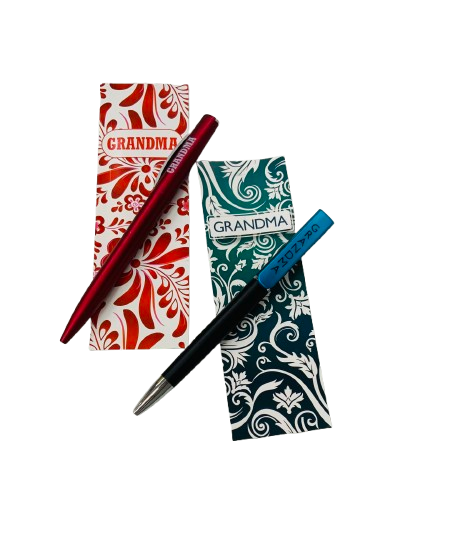 Grandma Pen with Bookmark – Assorted Colors