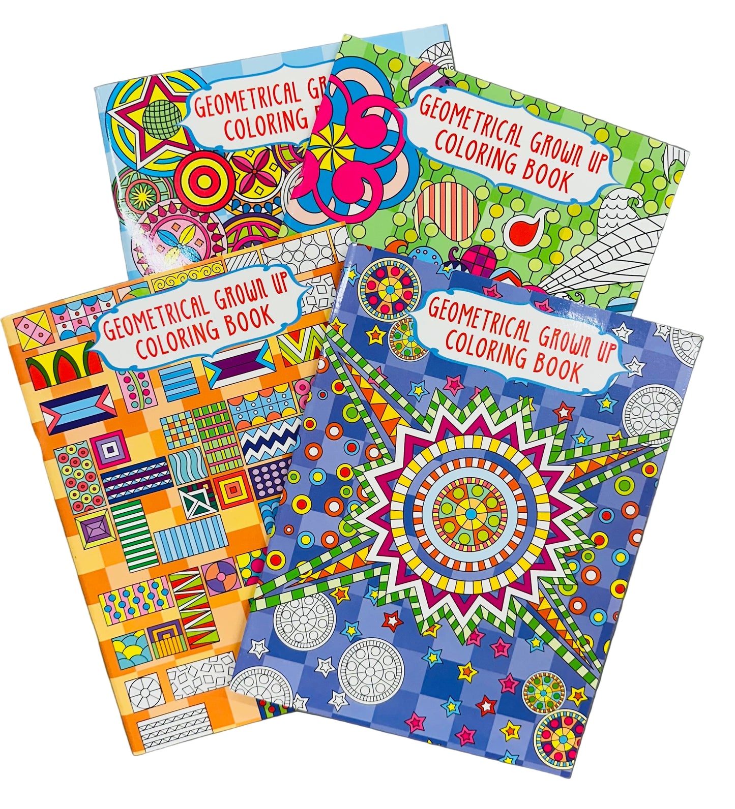 Geometrical Grown Up Coloring Books