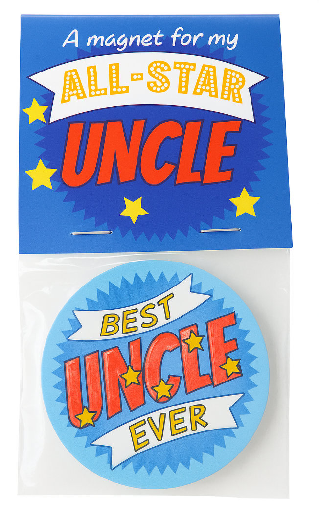 Best Uncle Ever" Magnet 3"