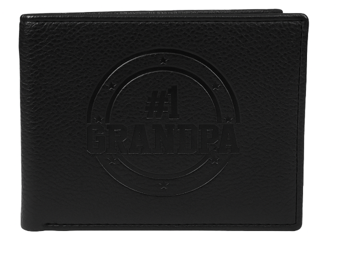Deluxe Bifold Wallet - #1 Grandpa