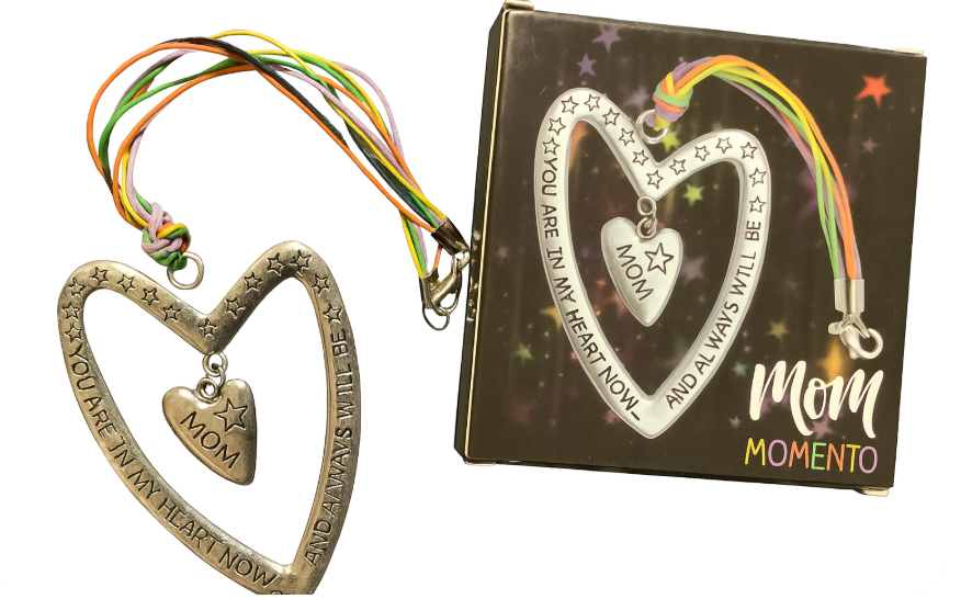 Mom Heart Memento Charm – “You Are In My Heart” Keepsake