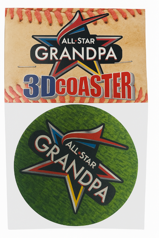 βΎ All-Star Grandpa 3D Coaster