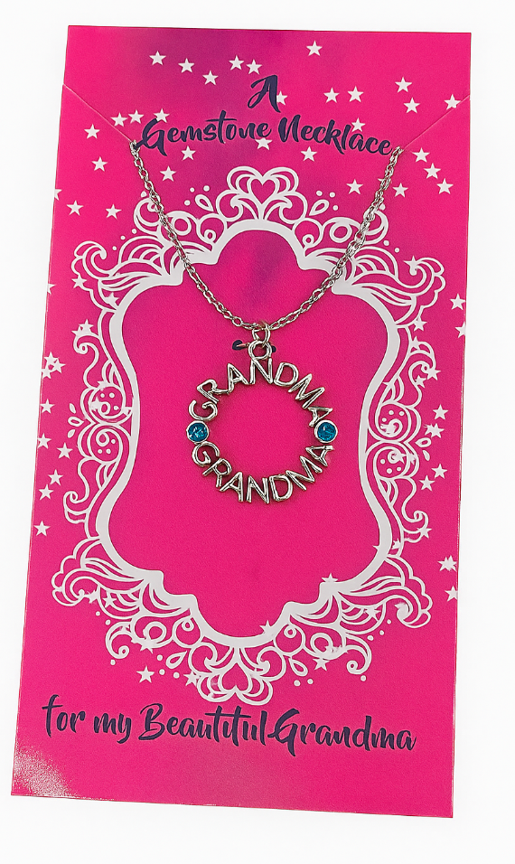 For My Beautiful Grandma – Gemstone Necklace