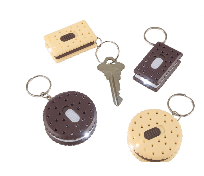 Ice Cream Sandwich Flashlight Keychain