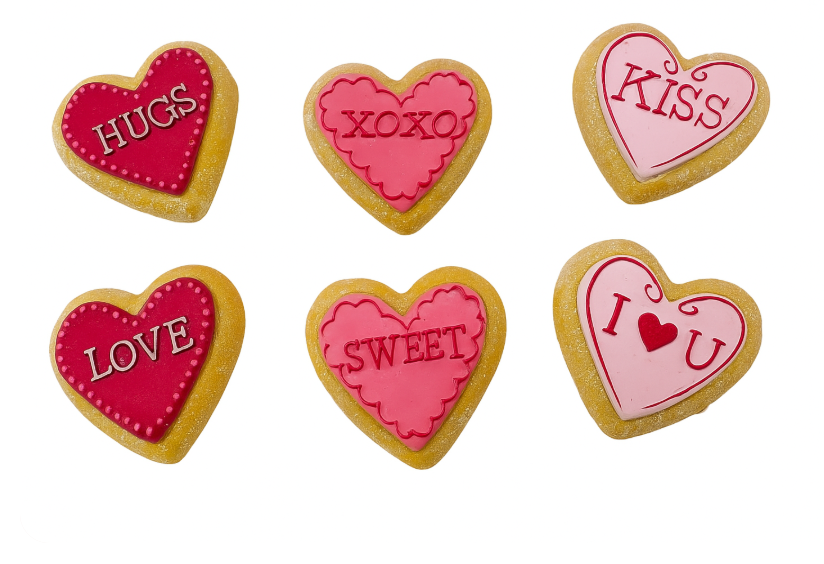 Glitter Heart Message Figurines – Assorted Sayings