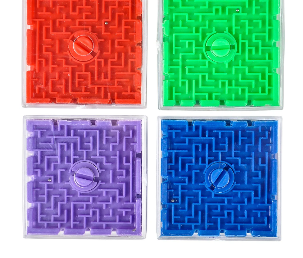 2.5" Plastic Maze Game