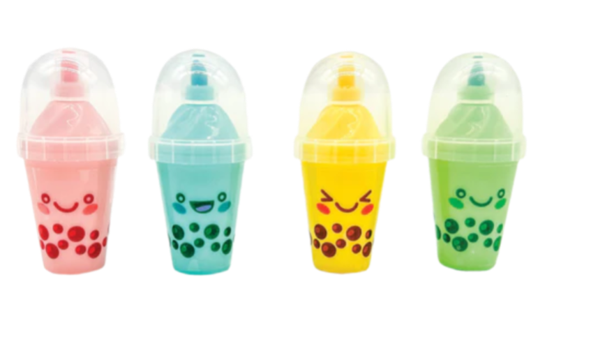 Mini Boba Tea Highlighter Set – Assorted Colors