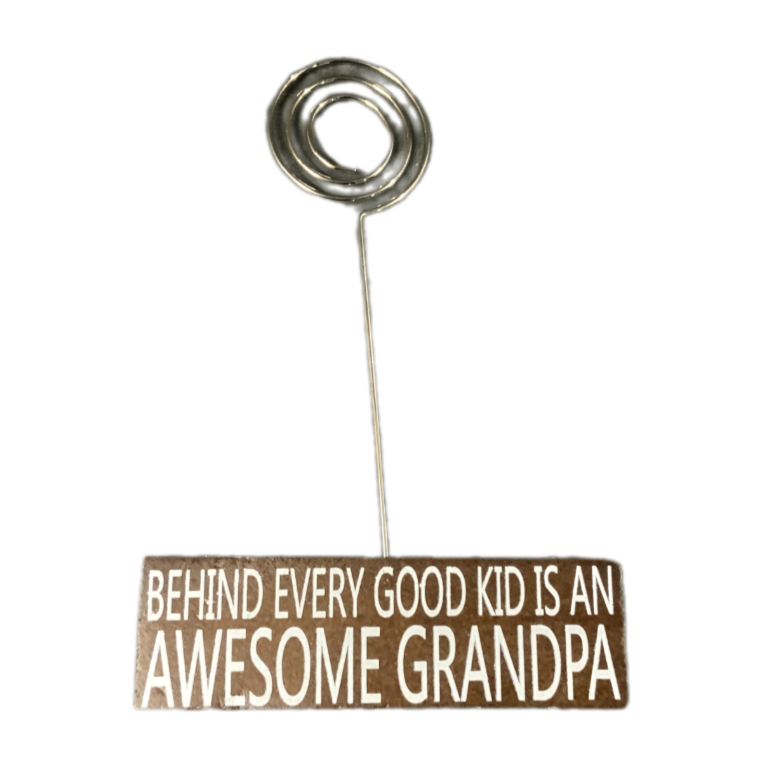6" Grandpa Quote Photo Holder – “Awesome Grandpa”