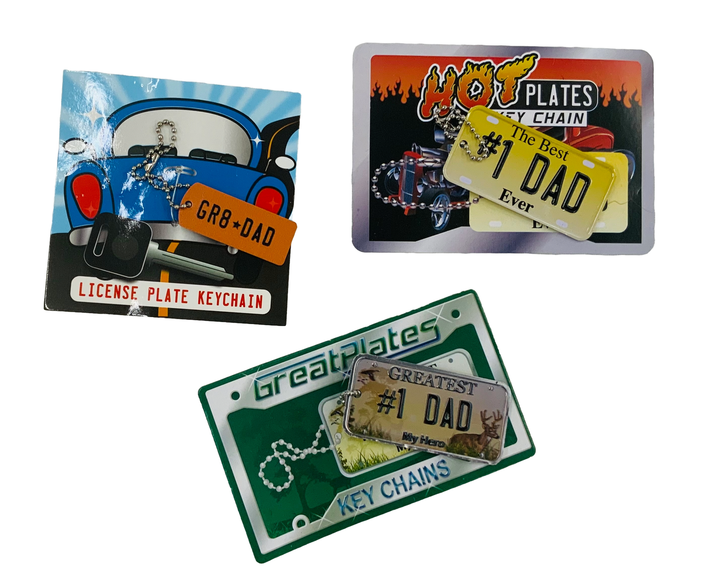 License Plate Keychain - Dad