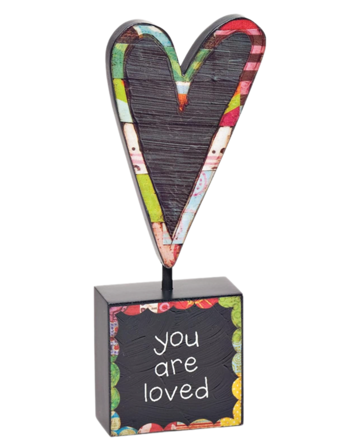 You Are Loved – 6" Decorative Heart