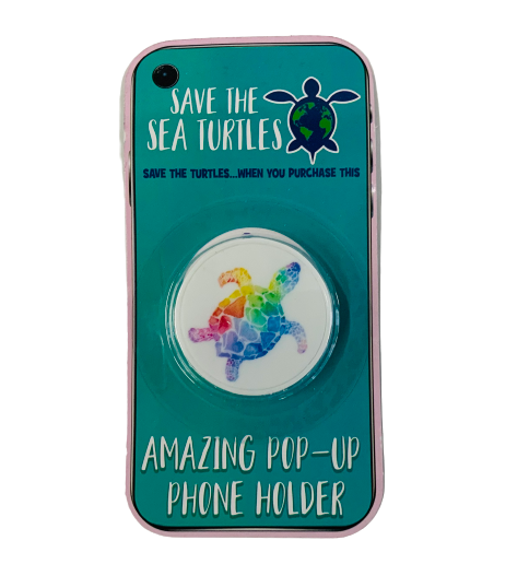 Save the Sea Turtles Pop-Up Phone Holder 🌊🐢