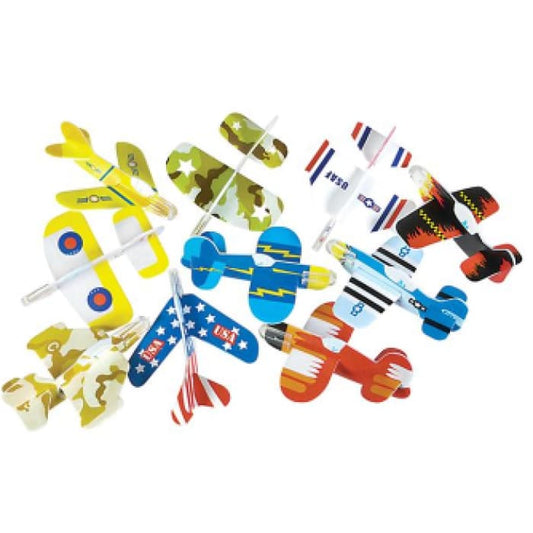 Foam Glider Plane – Assorted Styles - 4"