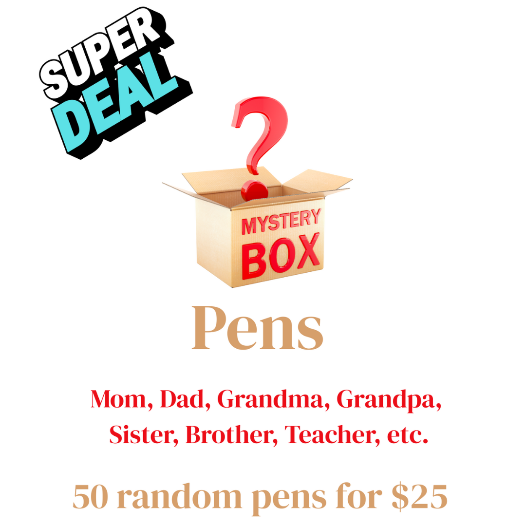 🖊️ Mystery Pen Box – 50 for $25