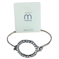 Melody Crystal Circle Bracelet – Elegant Bangle Style