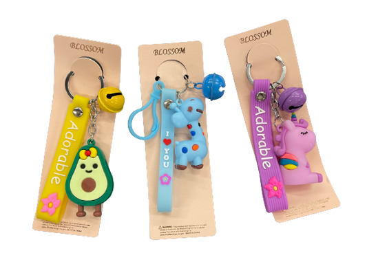 Adorable Character Keychains – Variety of Cute Styles!
