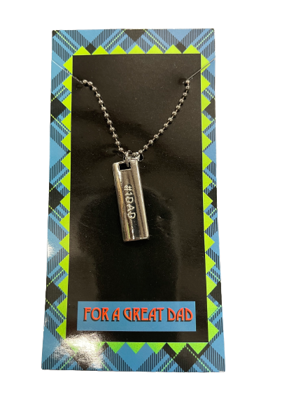 #1 Dad Pendant Necklace – For a Great Dad