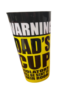 “Dad’s Cup” Warning Tumbler