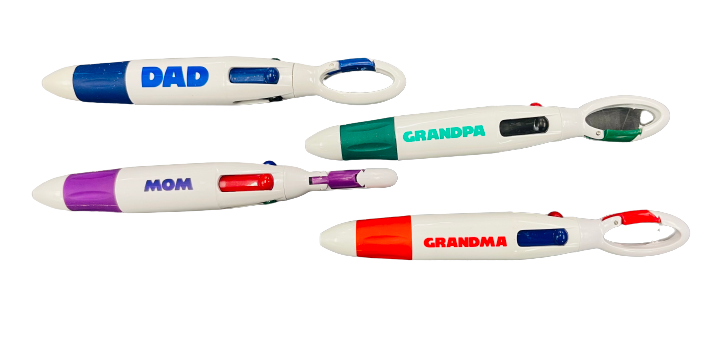 🖊️ 4-Color Ink Pen – Family Edition