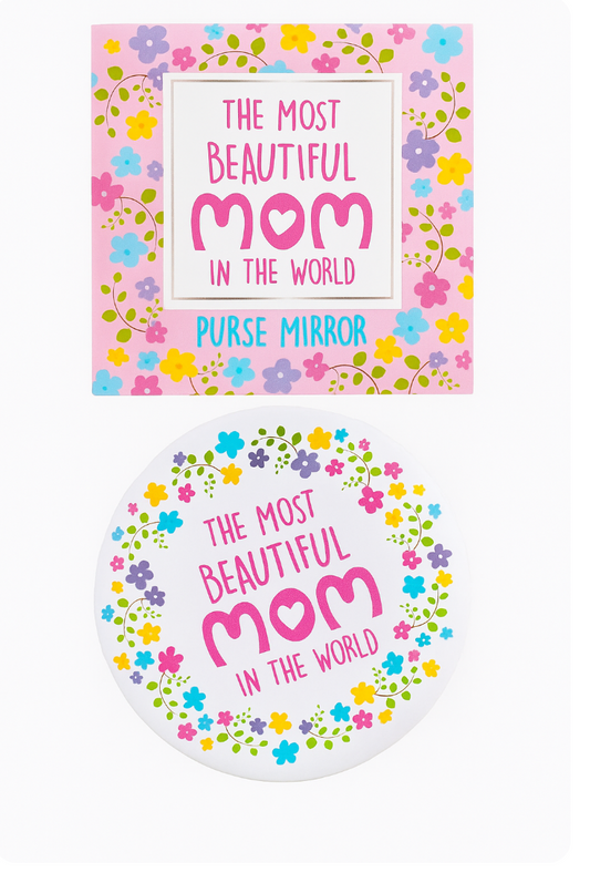 🌸 The Most Beautiful Mom Purse Mirror (2.2")