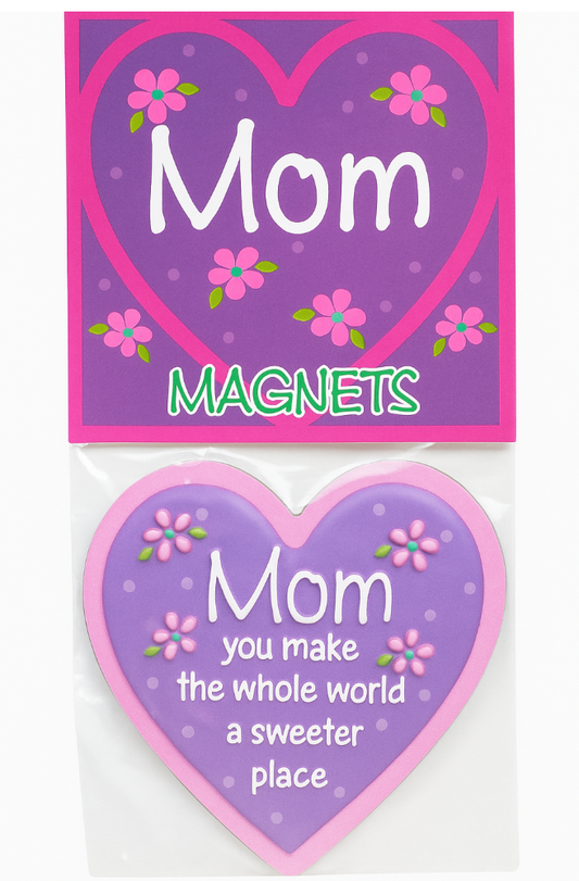 Magnet - Mom Heart 3"