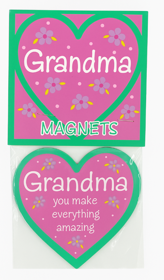 Grandma "You Make Everything Amazing" Magnet (3.5")