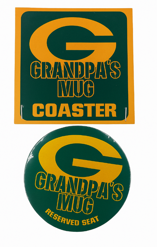 ☕ Grandpa’s Mug Coaster