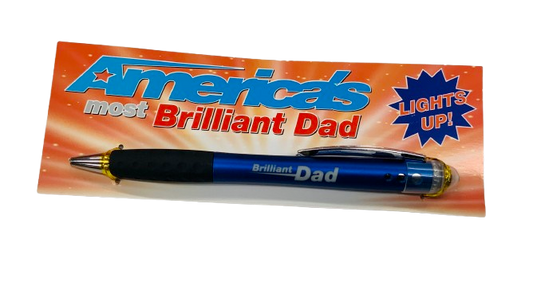 ⭐ America’s Most Brilliant Dad Light-Up Pen