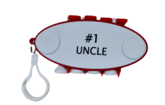 #1 Golf Tee Keychains – Grandpa & Uncle
