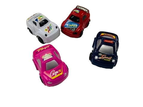 Mini Friction-Free Toy Cars – Assorted Colors