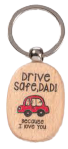 Wooden Keychain, Dad