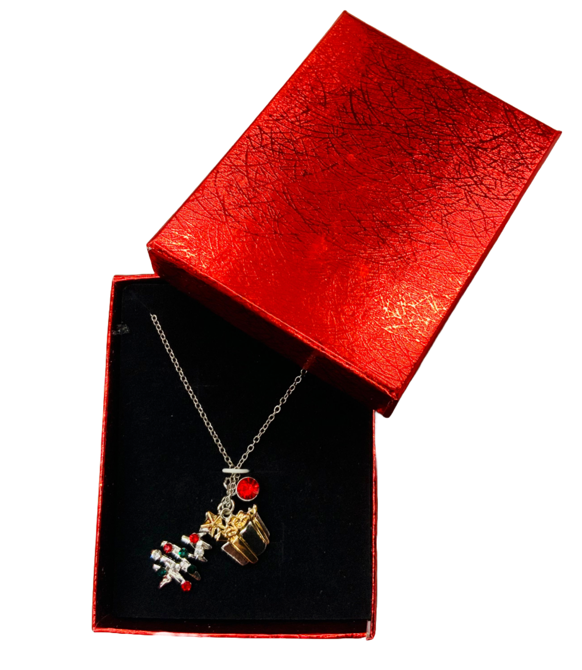 🎄 Holiday Charm Necklace in Gift Box