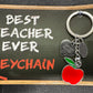 Best Teacher Ever Keychain